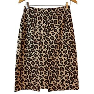 Maeve Women’s Leopard Print Pencil Skirt. Size S. SKU 579